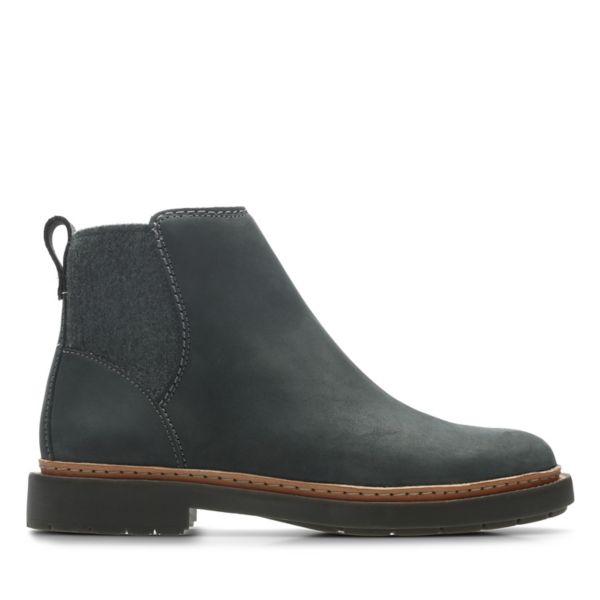 Clarks Womens Trace Fall Chelsea Boots Dark Grey | CA-3245071